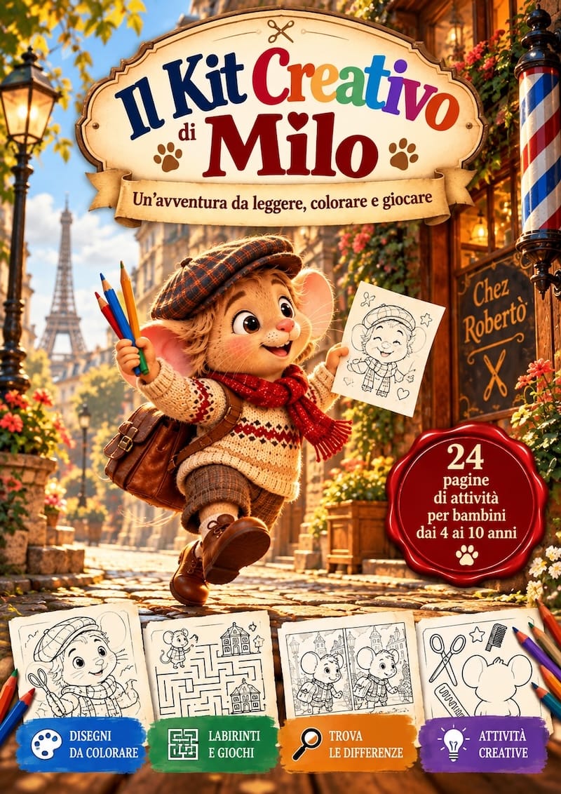 Il Kit Creativo di Milo – libro-gioco per bambini