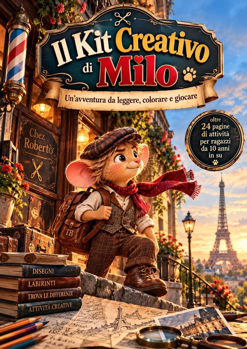 Il Kit Creativo di Milo – libro-gioco per bambini